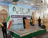 برگزاری مراسم آیین میثاق مهر دانشجویان نوورود در حرم مطهر رضوی