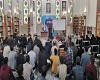 حضور پرشور دانشجویان در دوازدهمین دوشنبه قرآنی دانشگاه جامع علمی کاربردی خراسان رضوی در حرم مطهر