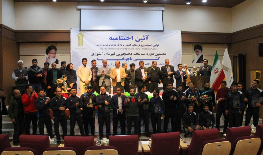 تیم دانشجویان علمی کاربردی خراسان رضوی بر سکوی سوم مسابقات کشتی باچوخه