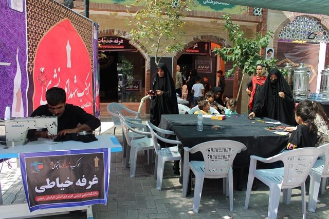 برپایی موکب شهدای دانشجوی دانشگاه جامع علمی کاربردی خراسان رضوی در ایام صفر